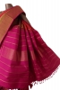 Half And Half Handloom Kanjeevaram Silk Saree